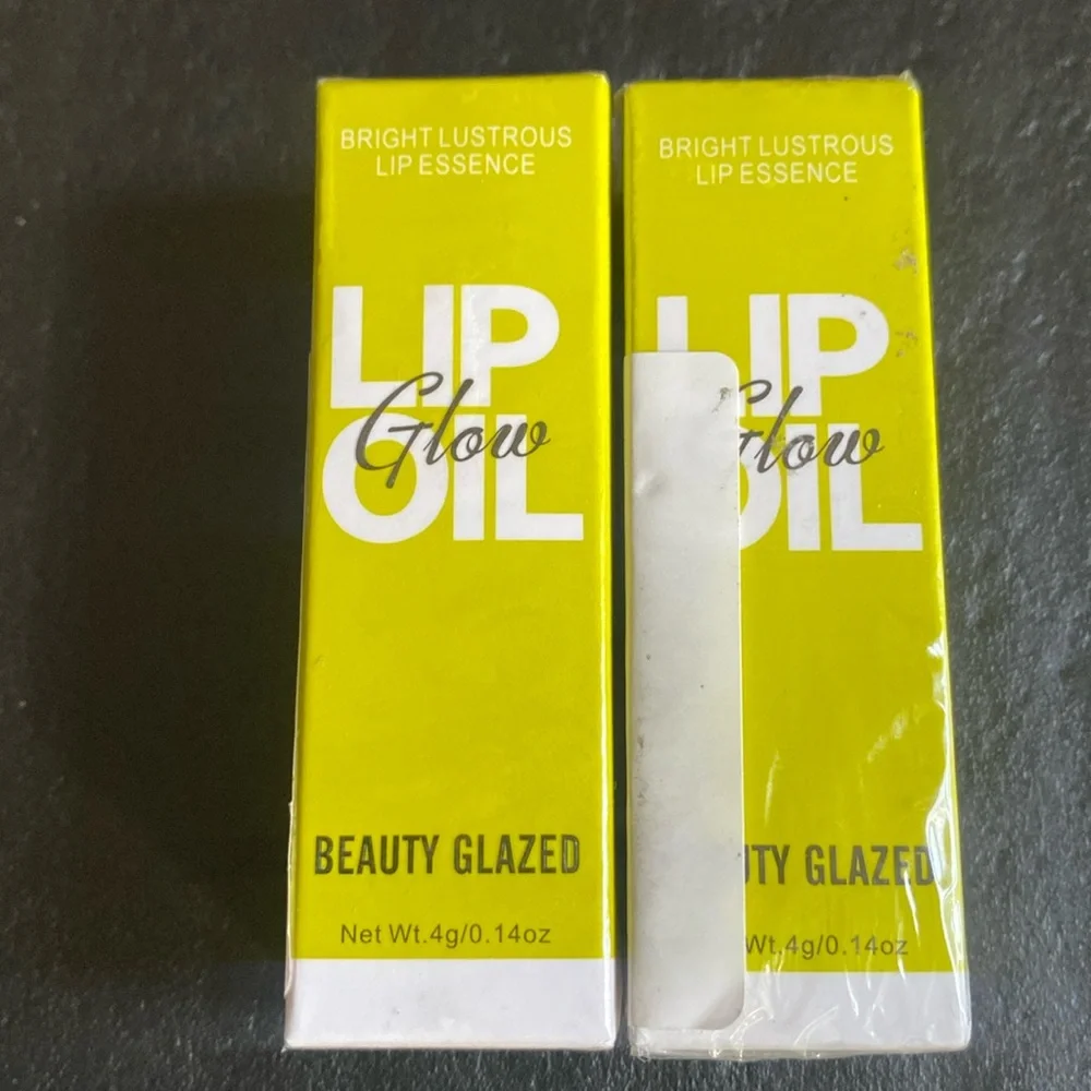 BUNDLE of 2 Beauty Glazed Lip Glow Oils - #105 Passion & 106 Fuse, New & sealed‎